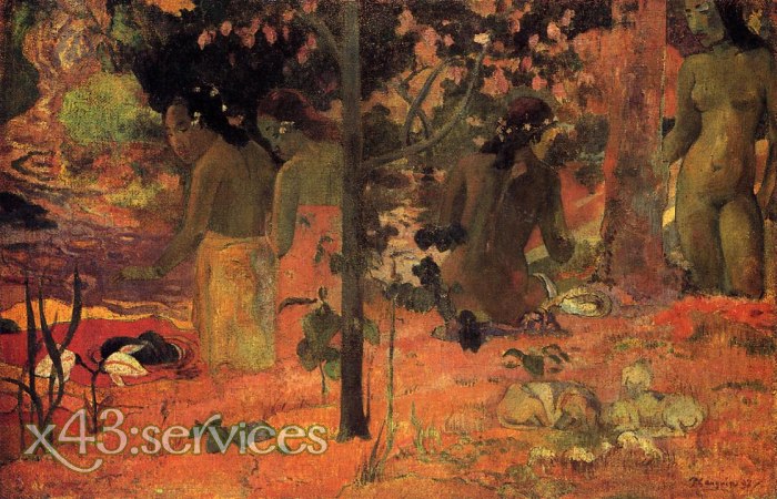 Paul Gauguin - Die Badenden